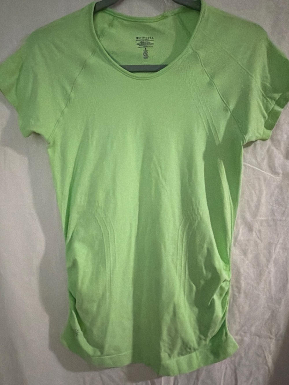Athleta Light Green Short Sleeve Performance Tee